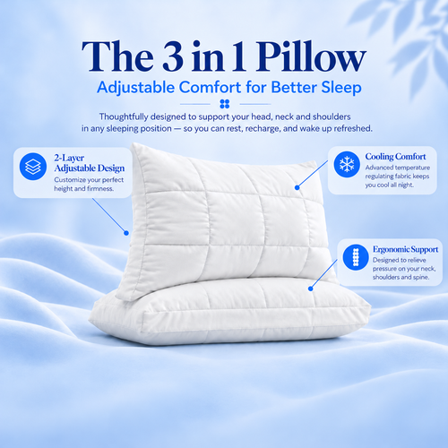 Soothera™ 3 in 1 Pillow